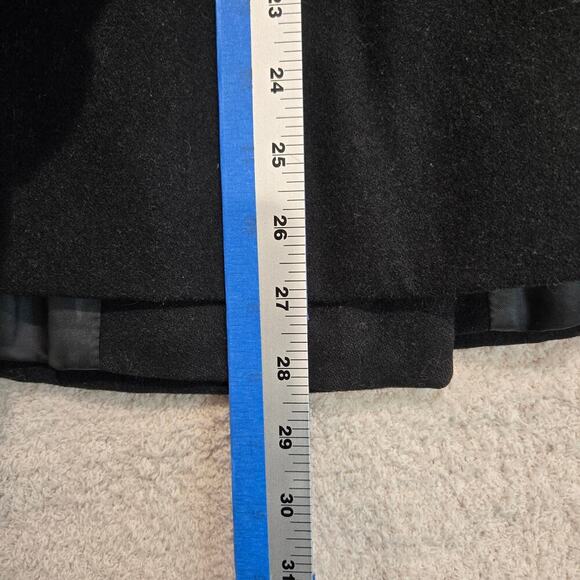 G by Guess Removable Fur Trimmed Pea Coat Size M Wool Blend Double Breasted - Picture 8 of 11